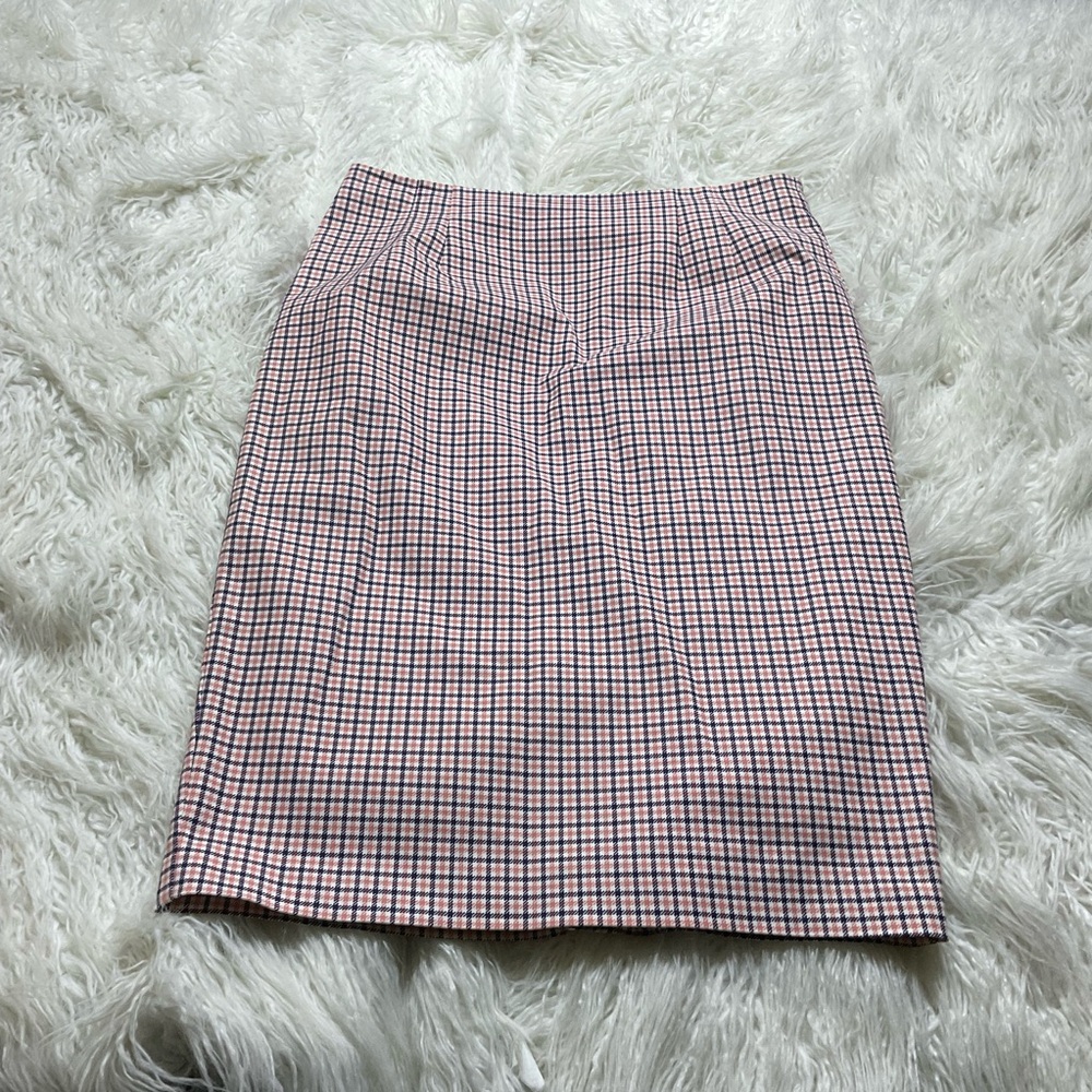 BODEN‎ Pencil Straight Skirt Blue Pink 12L